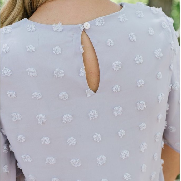 Lavender Pom Pom Top - Picture 3 of 3